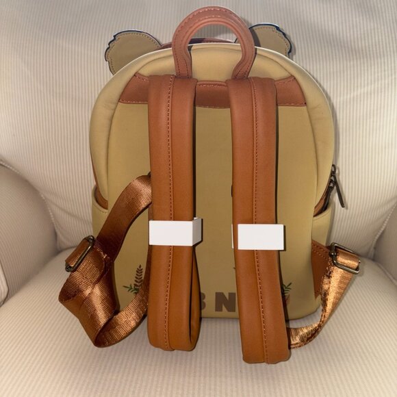 Disney Star Wars Loungefly Cute Wicket Ewok Footsie Yub Nub Mini Backpack Soft - Picture 3 of 11